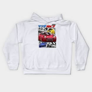 JDM Legend Mazda RX7 Kids Hoodie